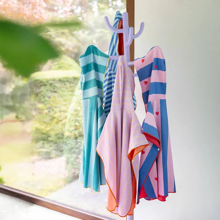 Beach / Bath Poncho Cherry