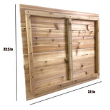 Cedar Sandbox with Lid