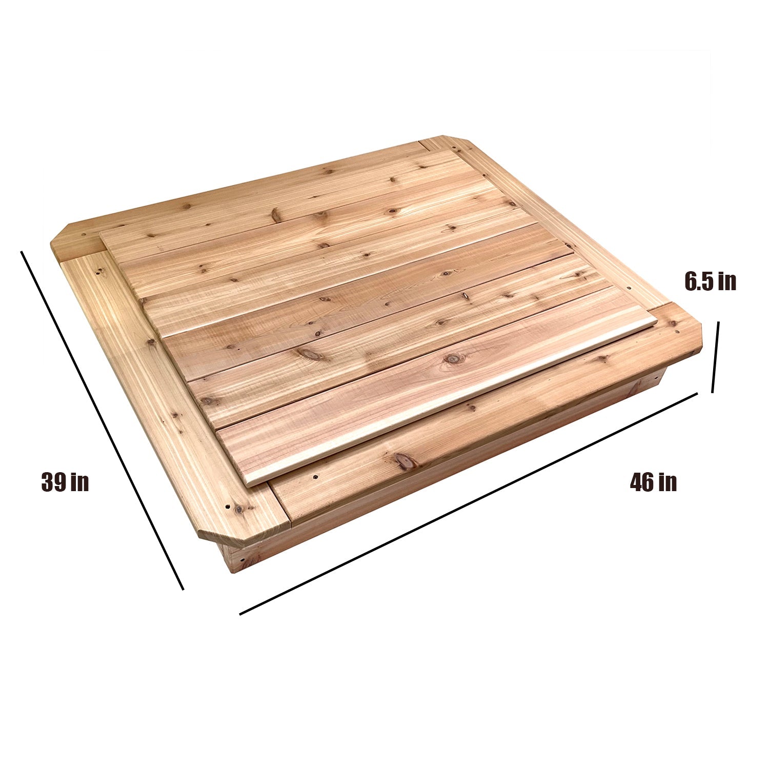 Cedar Sandbox with Lid