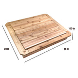 Cedar Sandbox with Lid