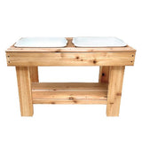 Cedar Sensory Play Table 18 inch - JP23-0118Blk