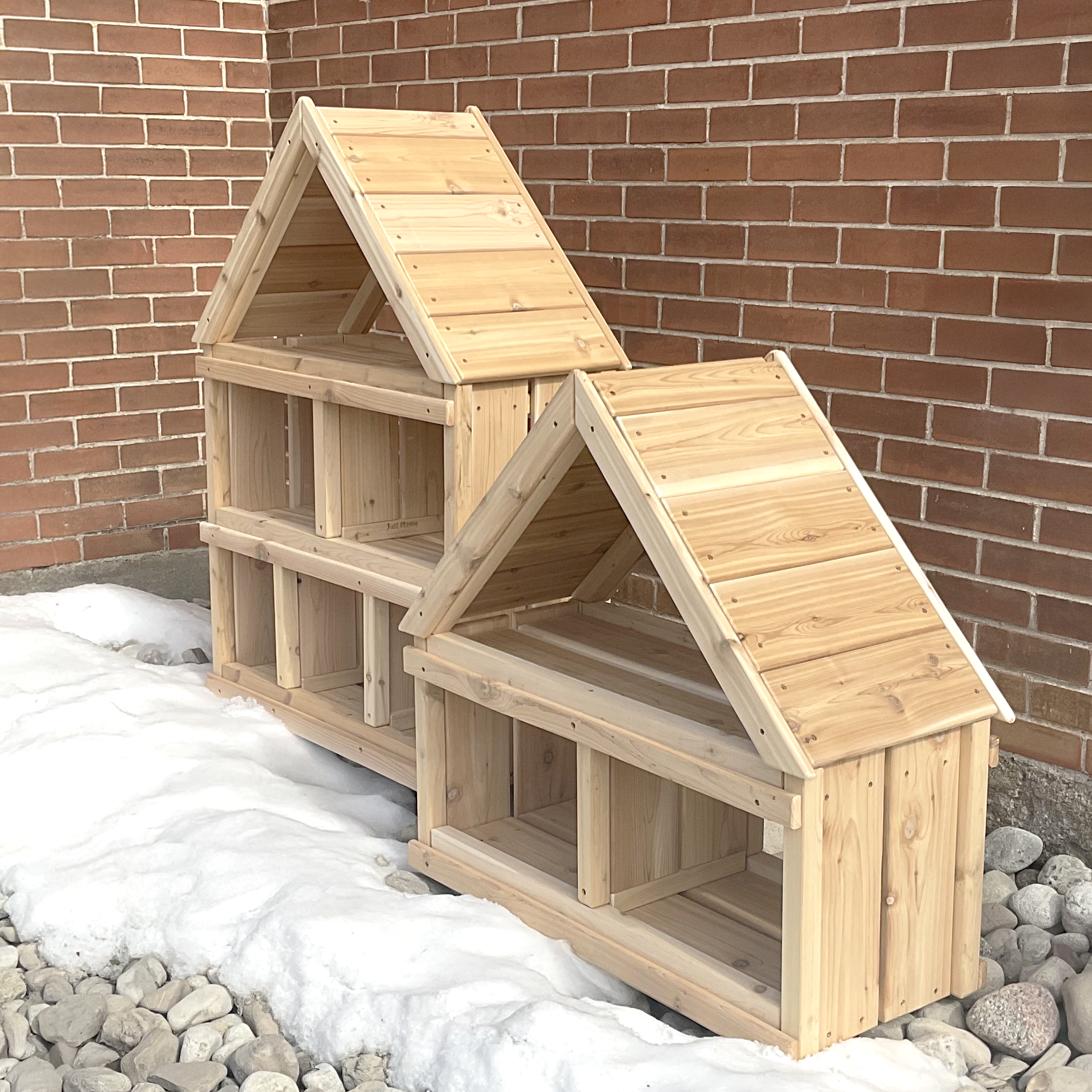 Cedar Dollhouse 2-storey - Just Playing