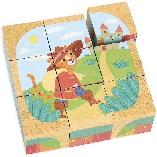 Stacking - Fairy Tale Cubes, wood by Melusine Allirol