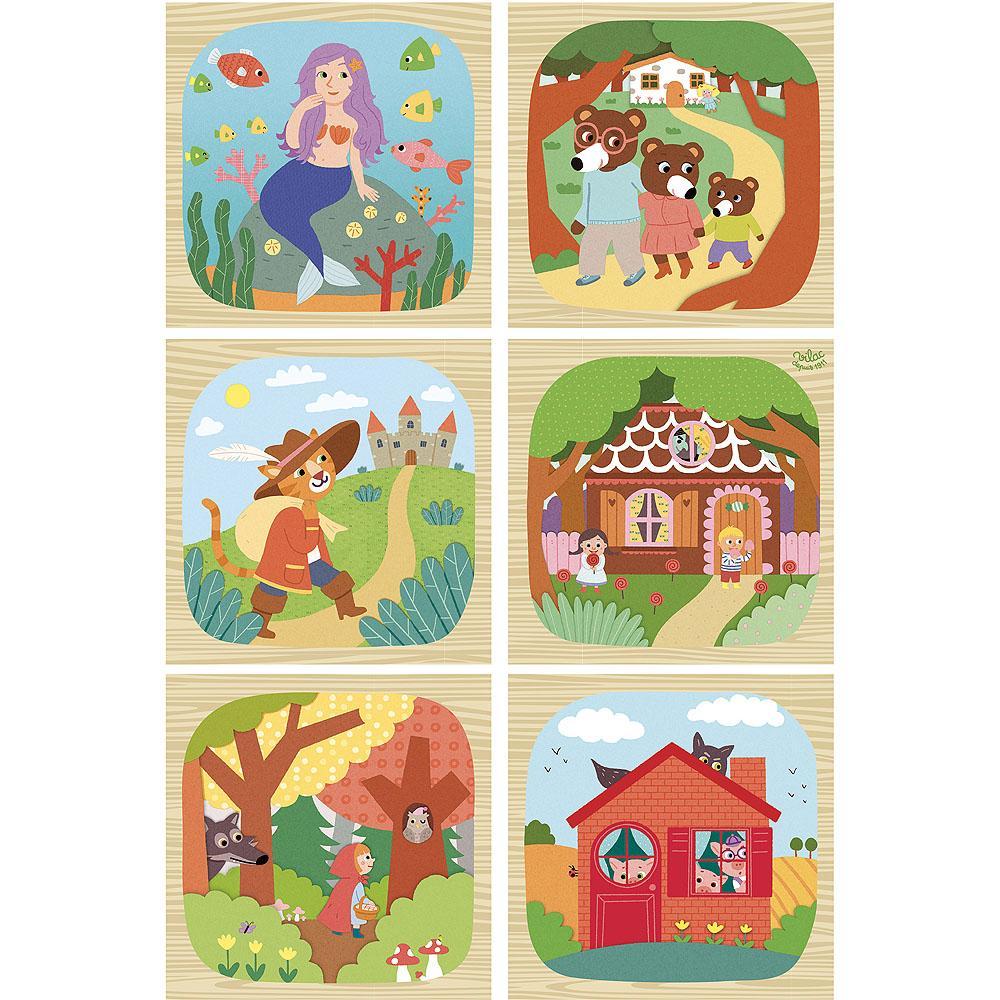 Stacking - Fairy Tale Cubes, wood by Melusine Allirol