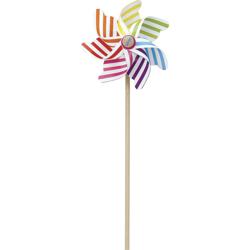 Outdoor - Windmill / Pinwheels with wood centre Display (24 Assorted)