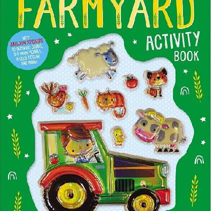 Balloon Stickers Farmyard Activity Book