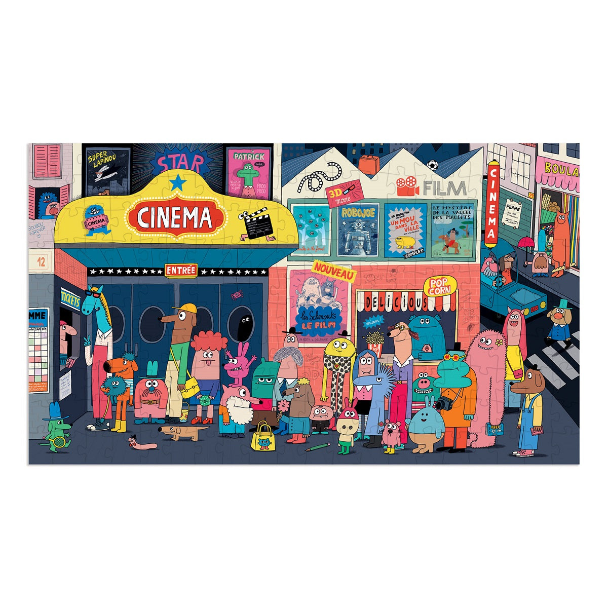 Schmouks - Let's Go To The Movies Puzzle 200pcs