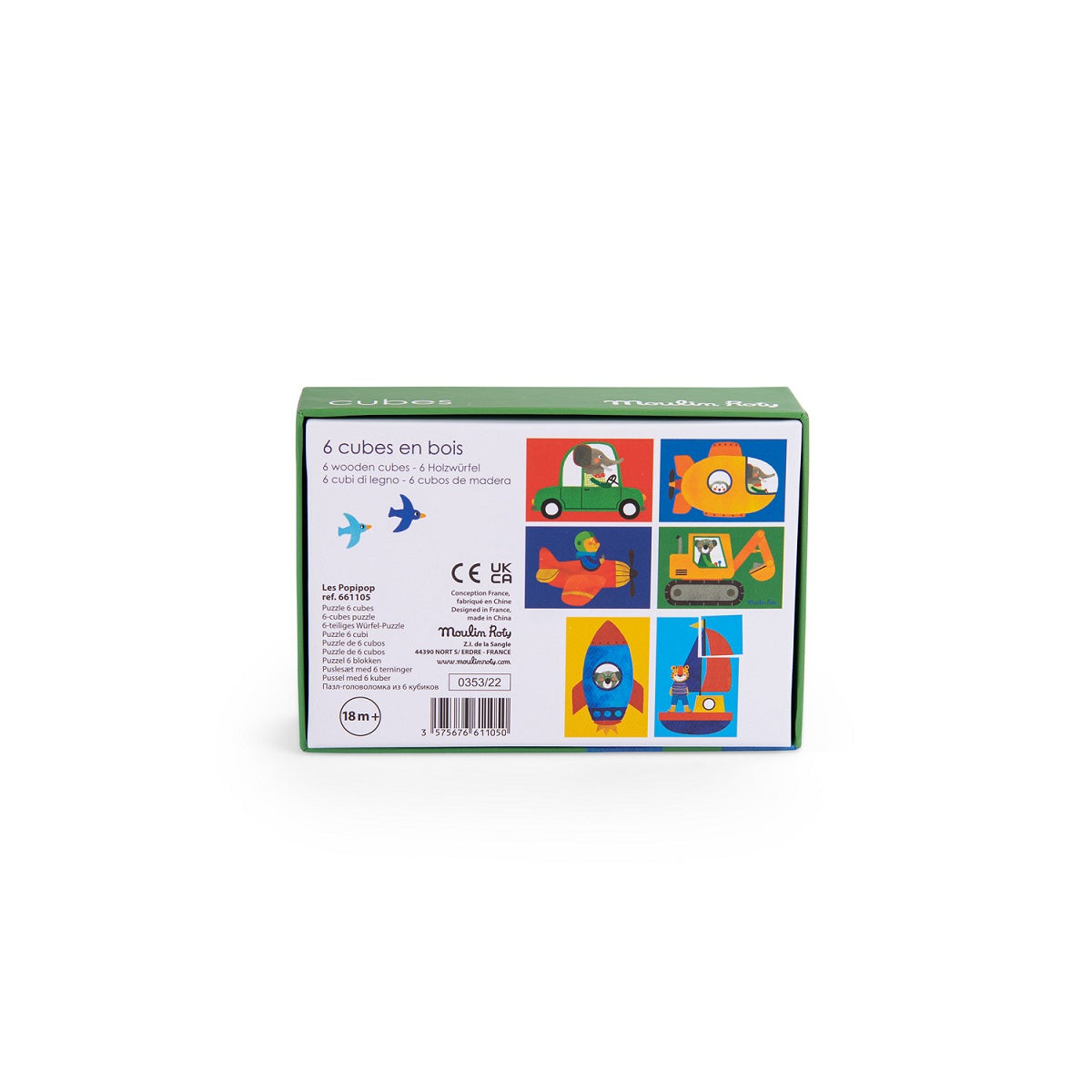 Popipop - 6 Cubes Puzzle