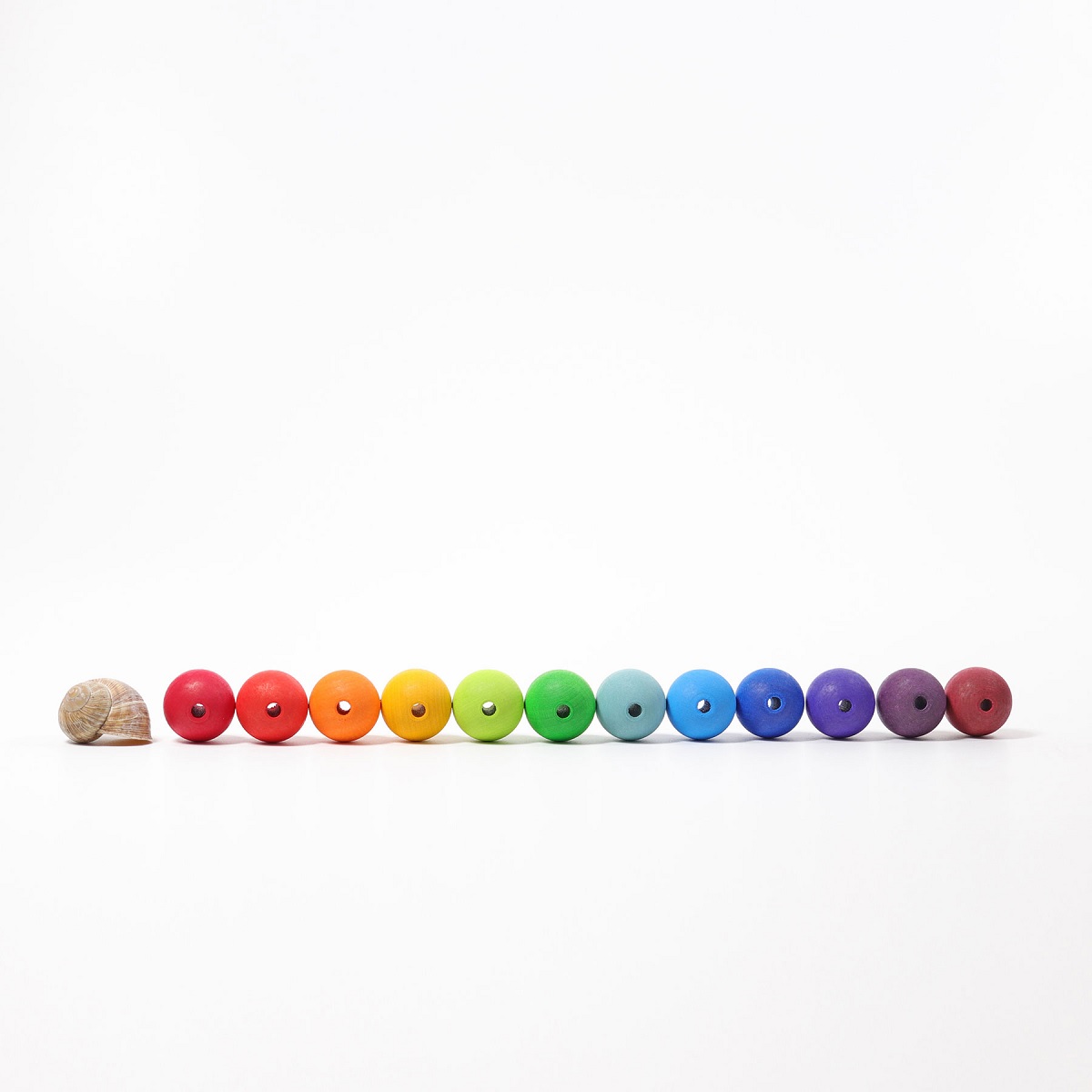 Wooden Beads 36 pcs, 30 mm   (12 colours)