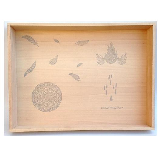 Wood Natural Free Play Box   