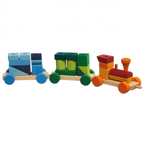 Gluckskafer Stacking Shapes Train WHILE QTY LAST