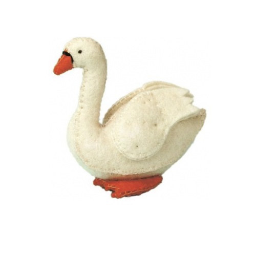 Gluckskafer Felt Swan (8cm) WHILE QTY LAST