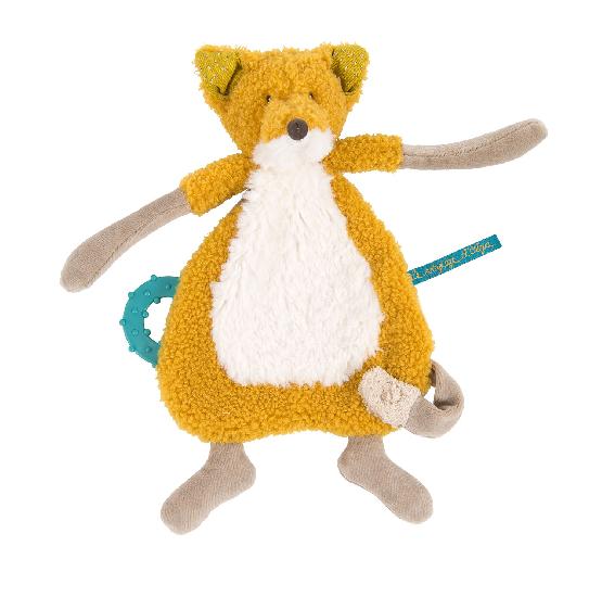 Moulin Roty - Voyage D'Olga - Fox Cuddle Toy With Pacifier Holder WHILE QTY LAST  