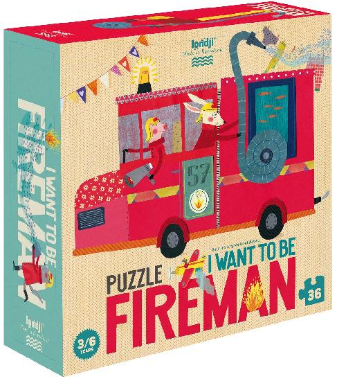 Puzzle - I Want To Be Firefighter