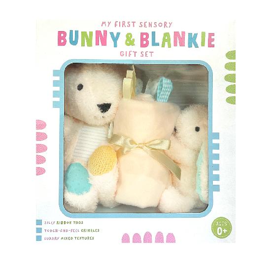 My First Sensory Bunny and Blankie Gift Set 