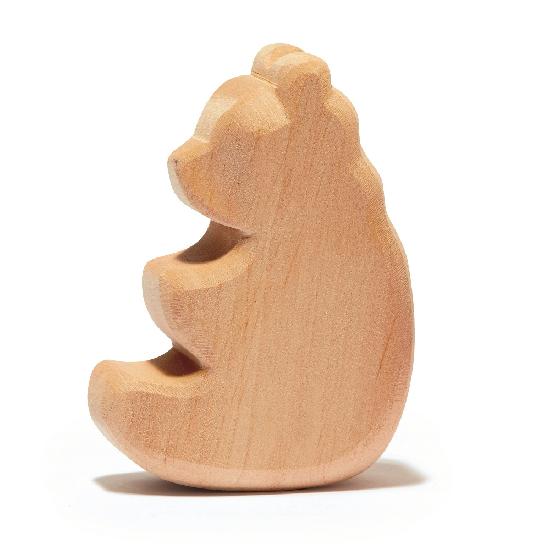 Natural Wood Rocking Bear