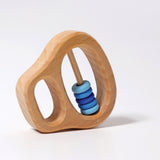 Rattle With 5 Small Discs, Blue