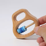 Rattle With 5 Small Discs, Blue