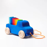 Pull Along Truck, blue