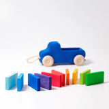 Pull Along Truck, blue