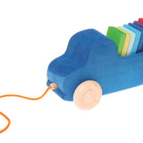 Pull Along Truck, blue