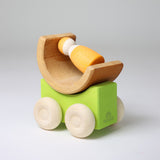 Stacking Cars GREEN (2 pcs)