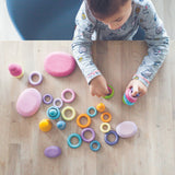 Building Rings, Pastel 24 pcs