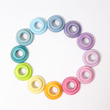 Building Rings, Pastel 24 pcs