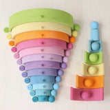 Thread Game Buttons, small pastel 24 pcs