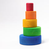 Stacking Bowls, multi-colour Outside Blue