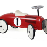 Vintage Car RED and CREAM