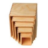Stacking Boxes Small, Natural