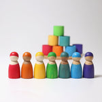 7 Rainbow Friends in 7 Bowls