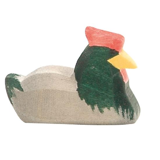Hen Dark On Nest