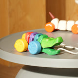 Pull-Along Rainbow Alligator