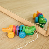 Pull-Along Rainbow Alligator