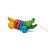 Pull-Along Rainbow Alligator