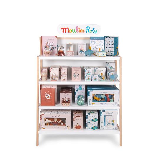 P.O.P. Moulin Roty - Display Stand for Nursery and Decorative Items (INVENTORY SOLD SEPARATELY)