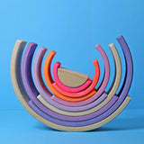 Rainbow Neon Pink 10pcs