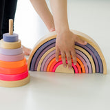 Rainbow Neon Pink 10pcs