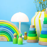 Rainbow Neon Green 10pcs