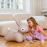Hoppi - Bouncing Bunny Warm Grey