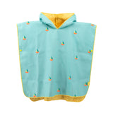 Beach / Bath Poncho Banana BLUE