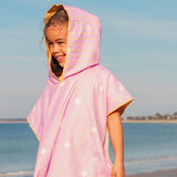 Beach / Bath Poncho Banana PINK