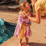 Beach / Bath Poncho Banana PINK