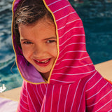 Beach / Bath Poncho Burgundy