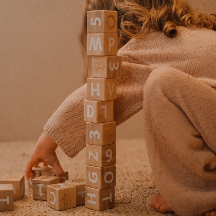 Toys and Blocks - ABC Blocks - Bamboo
