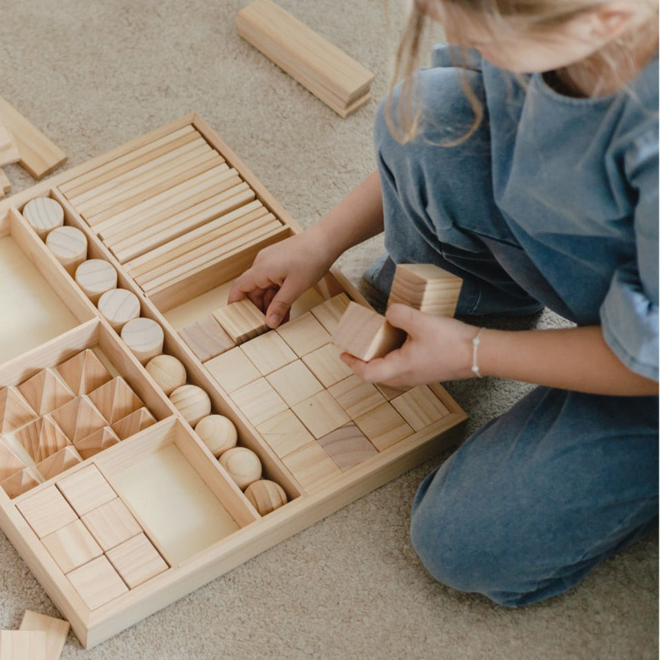 Toys and Blocks - Mixed Blocks - Natural