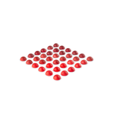 Mandala Half Spheres 36 pcs (Reds)