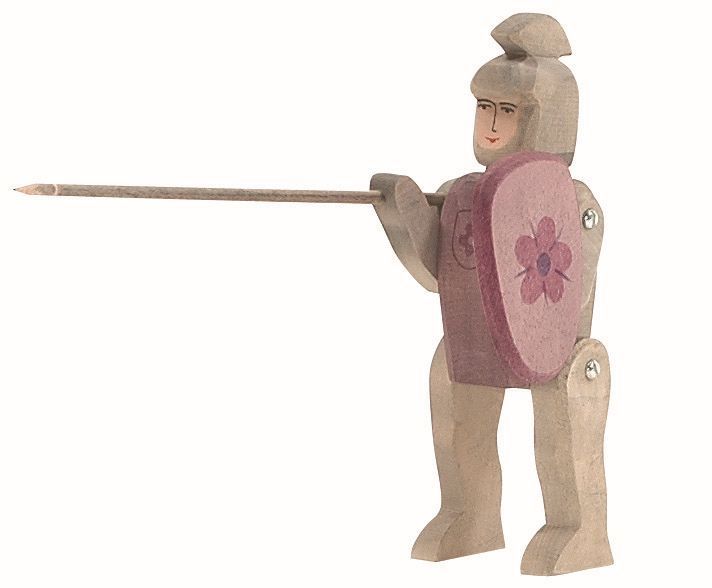 Knight riding red (including lance & shield) - Ostheimer
